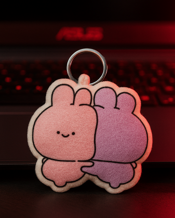 ASAMIMI HUGGY KEYCHAIN