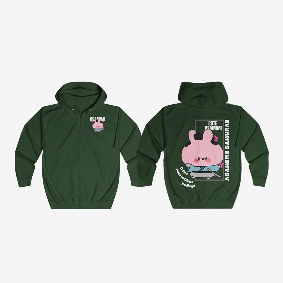 ASAMIMI SAMURAI ZIP HOODIE