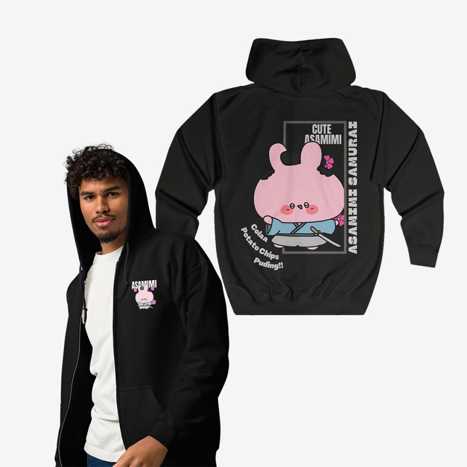 ASAMIMI SAMURAI ZIP HOODIE