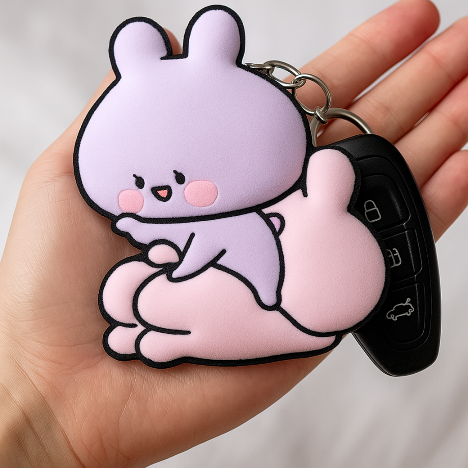 RIDE ON BUTT KEYCHAIN