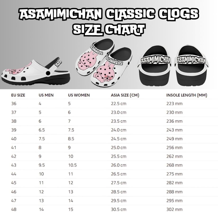 ASAMIMICHAN CLASSIC CLOGS