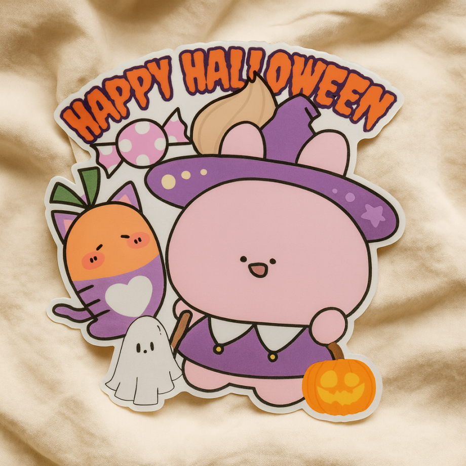 HAPPY HALLOWEEN (Die-Cut Magnets)