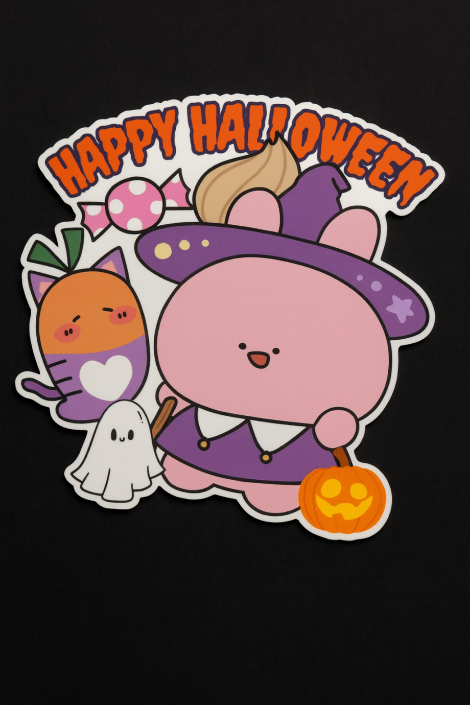 HAPPY HALLOWEEN (Die-Cut Magnets)
