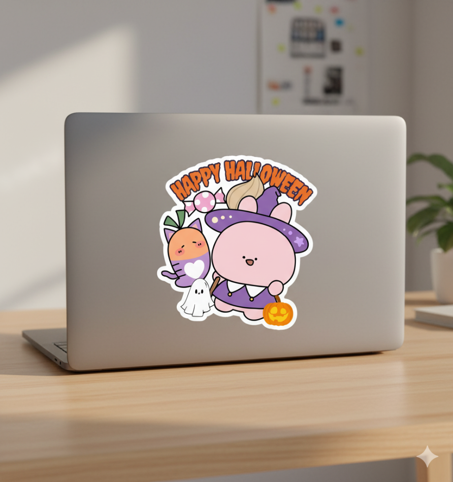 HAPPY HALLOWEEN (Die-Cut Magnets)