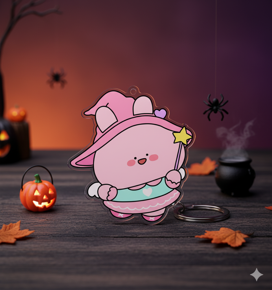 ASAMIMICHAN WITCH KEYCHAIN