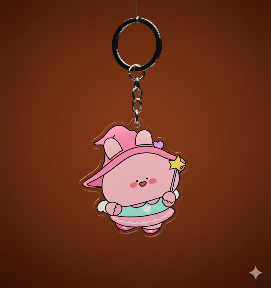 ASAMIMICHAN WITCH KEYCHAIN