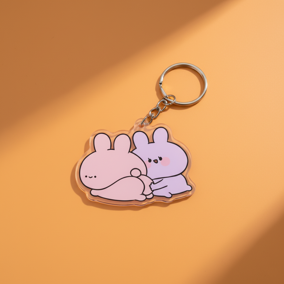 SOFT BUTT KEYCHAIN