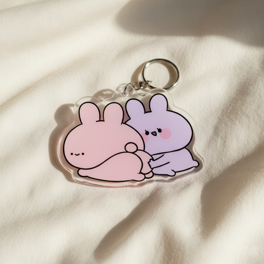 SOFT BUTT KEYCHAIN