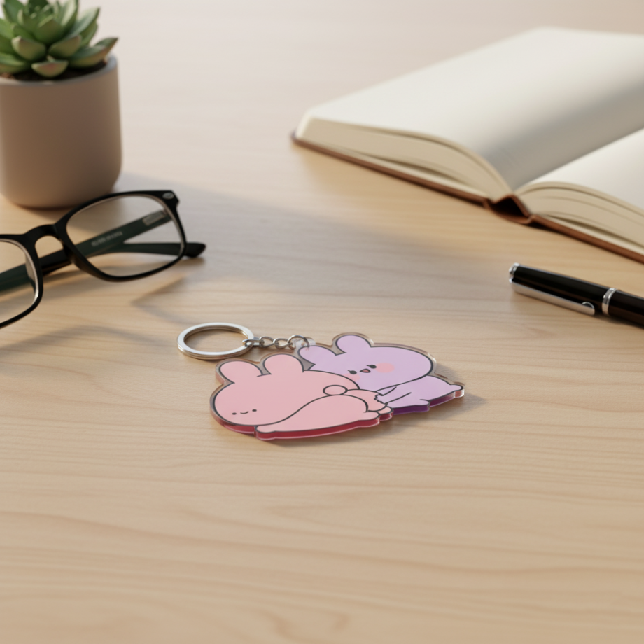 SOFT BUTT KEYCHAIN