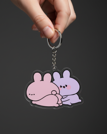 SOFT BUTT KEYCHAIN