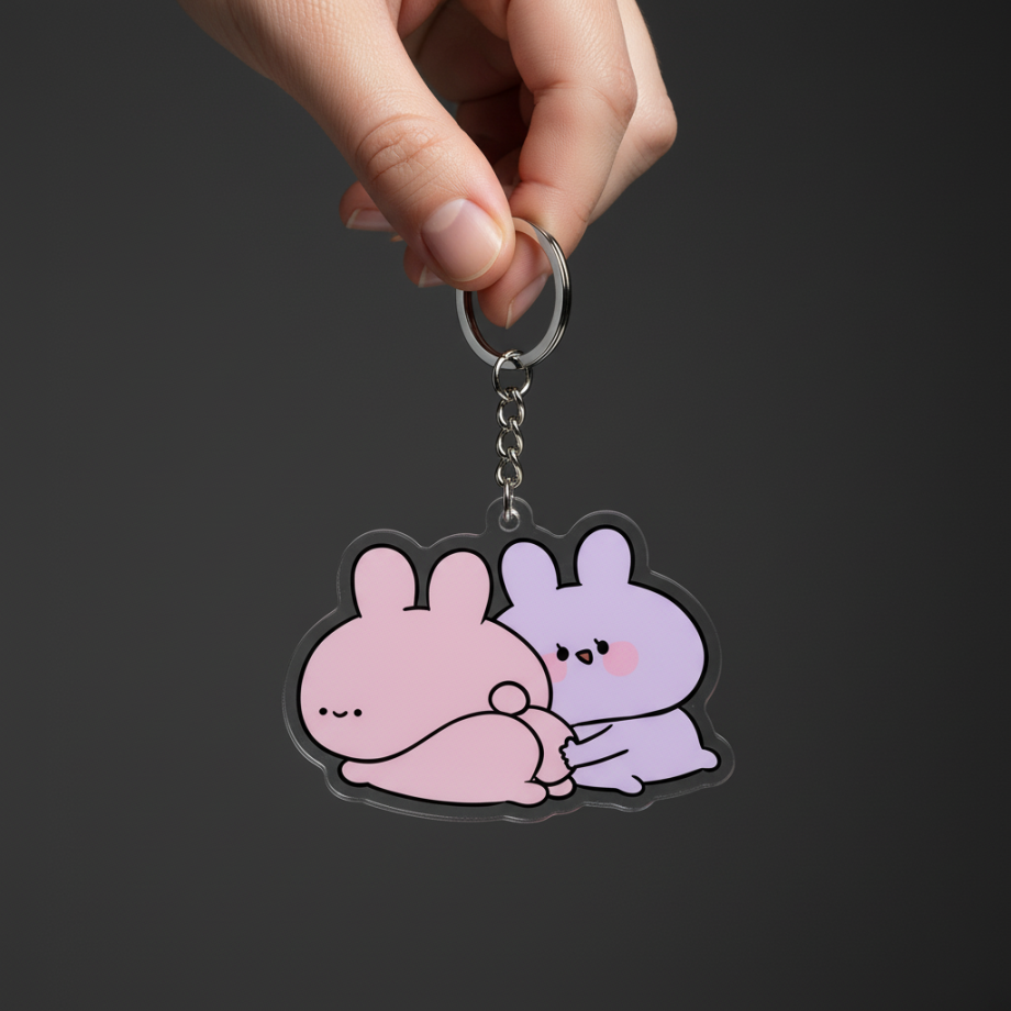 SOFT BUTT KEYCHAIN