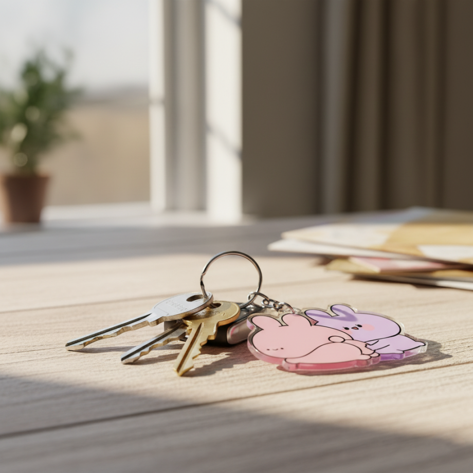 SOFT BUTT KEYCHAIN