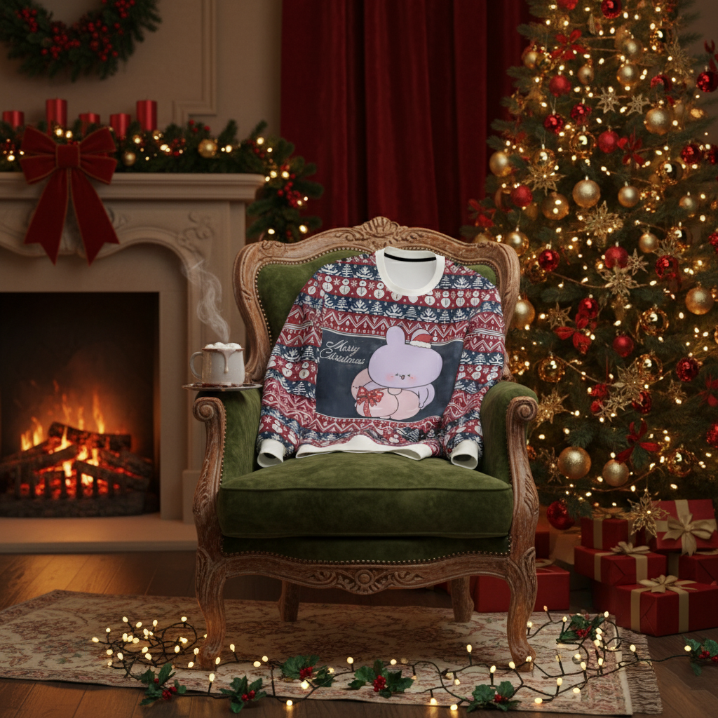 ASAMIMICHAN BUTT CARE CHRISTMAS ( Sweat-shirt unisex )