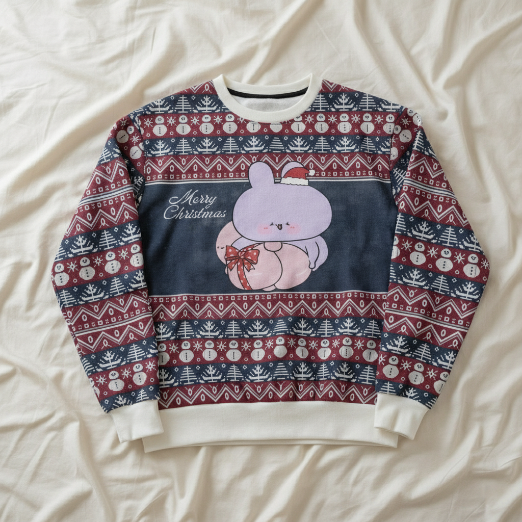 ASAMIMICHAN BUTT CARE CHRISTMAS ( Sweat-shirt unisex )