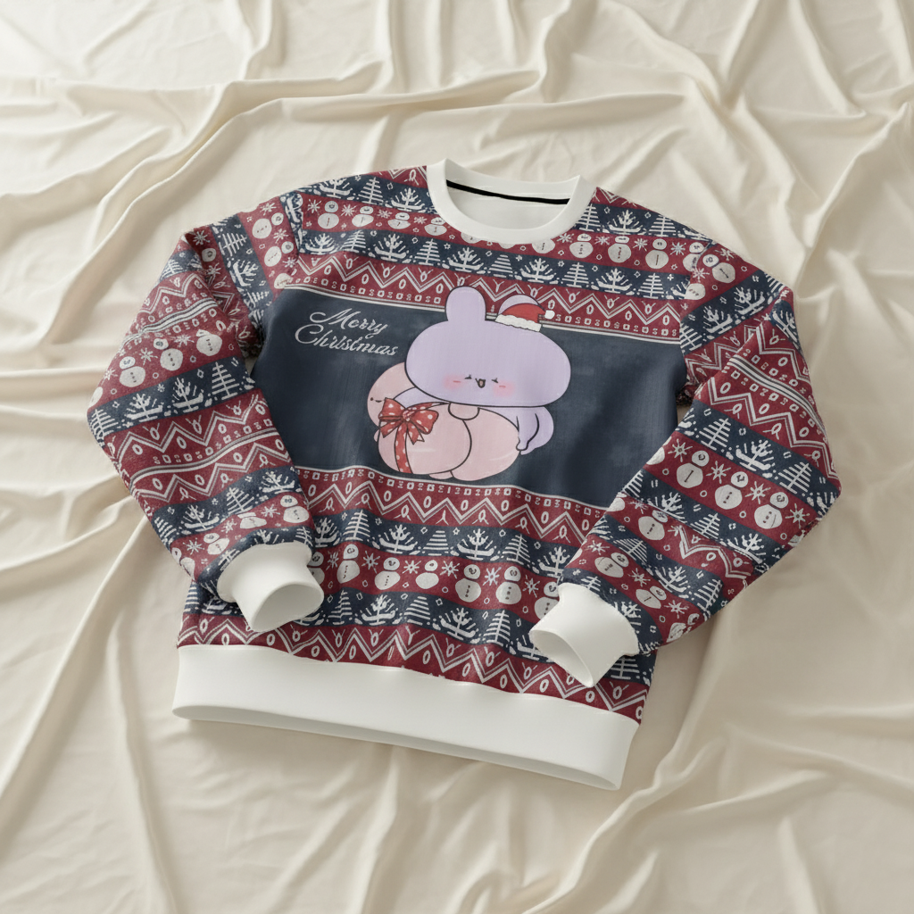 ASAMIMICHAN BUTT CARE CHRISTMAS ( Sweat-shirt unisex )