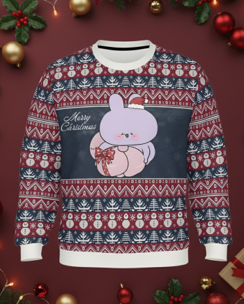 ASAMIMICHAN BUTT CARE CHRISTMAS ( Sweat-shirt unisex )