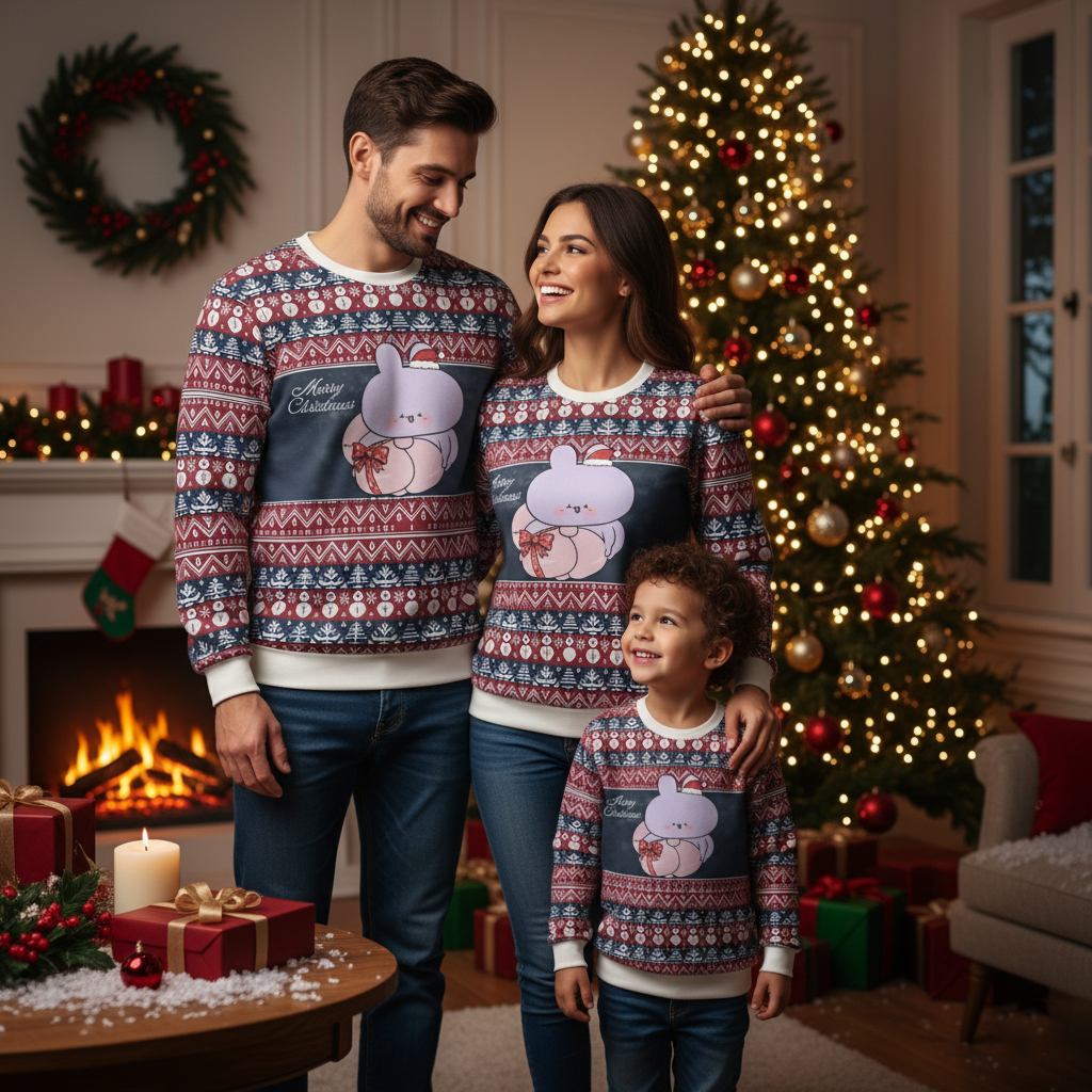 ASAMIMICHAN BUTT CARE CHRISTMAS ( Sweat-shirt unisex )