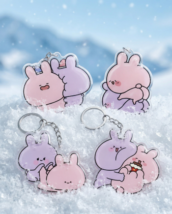 [ASAMIMICHAN] Keychain Complete set 4