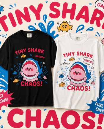[ASAMIMICHAN] SHARK MIMIDA - Tee