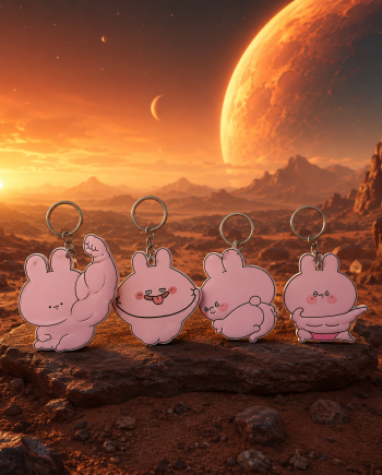 [ASAMIMICHAN] CORE Keychain Complete Set of 4