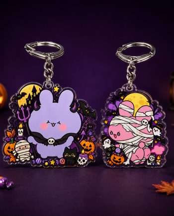 [ASAMIMICHAN] Devil x Mummy – 2-Piece Keychain Set